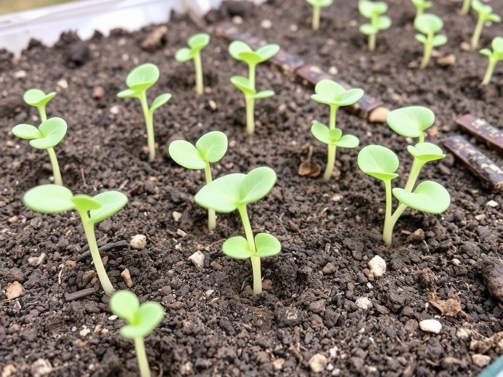 Early cabbage seedlings Early cabbage seedlingsphoto