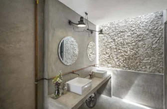 Декоративная штукатурка в ванной