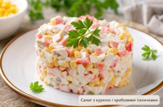 Салат з куркою, крабовими паличками і кукурудзою: покроковий рецепт і всі секрети смачного результату
