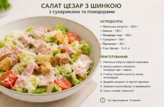 Цезар з шинкою, сухариками і помідорами: покроковий рецепт і всі секрети приготування