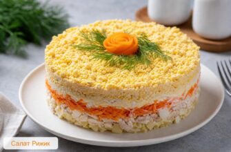 Салат рижик: класичний рецепт покроково з усіма секретами приготування