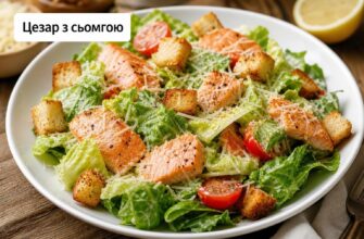 Цезар з сьомгою і сухариками: рецепт, який захочеться готувати знову